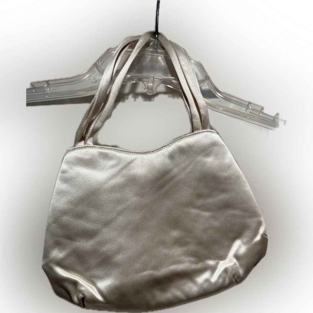 Fenaroli for Regalia bridal ivory satin evening bag